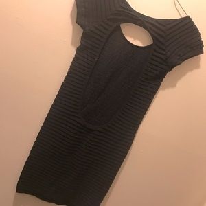 Backless little black dress